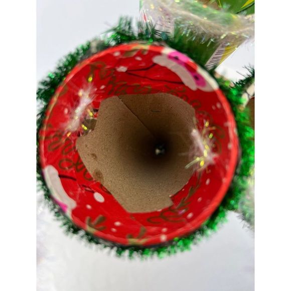 Vintage Christmas Candy Holder Cones Santa Christmas Tree Snowman - Picture 9 of 9